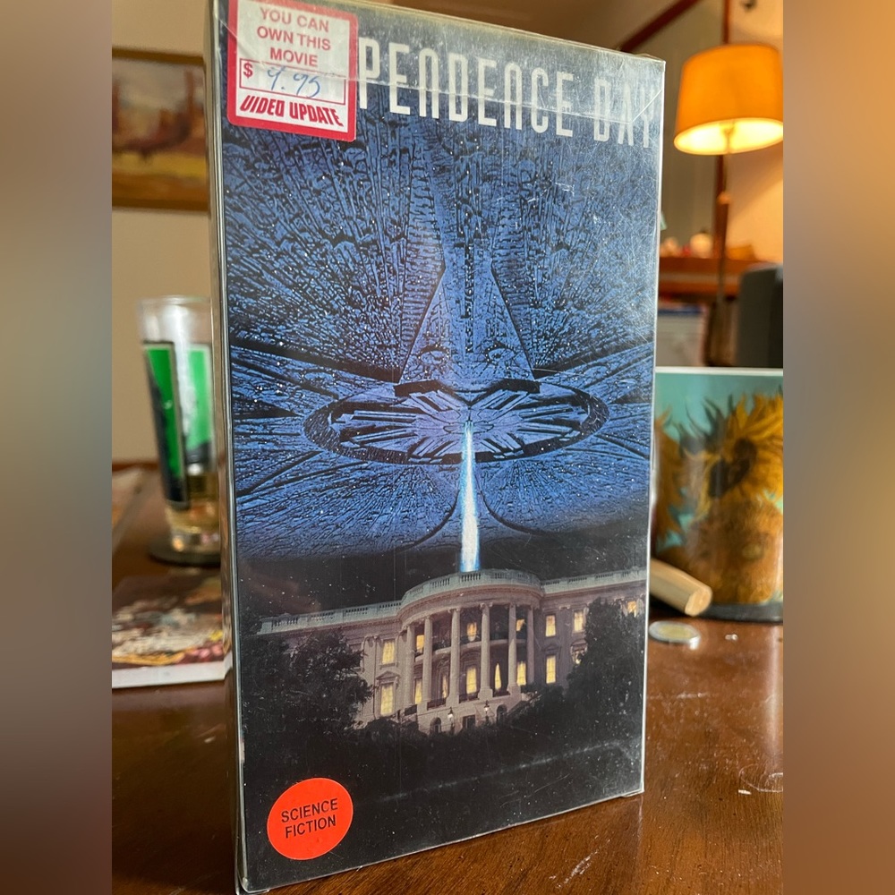 👽 Vintage Independence Day 1996 Will Smith Jeff Goldblum Randy Quaid Fox VHS 👽